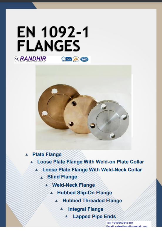 En 1092-1 Flanges Manufacturer In India